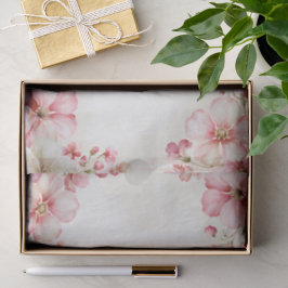 Elegante Bloemige Klassieke Vintage Rustieke Decou Tissuepapier