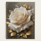 Elegante Bloemige Kunst Design Planner (Voorkant)