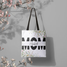 Elegante bloemige MOM gepersonaliseerde boodschapp