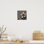 Elegante Bloemige Muurkunst Poster (Keuken)