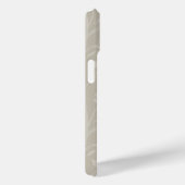 Elegante Bloemige Neutrale Beige Minimaal Chic Case-Mate iPhone Case (Achterkant / Rechts)