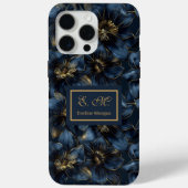 Elegante bloemige op maat gemaakte naam iPhone Swe Case-Mate iPhone Case (Achterkant)