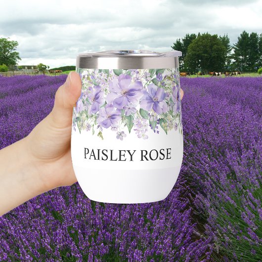 Elegante Bloemige Paarse Bruidsmeisjesfeest