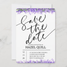 Elegante bloemige Quinceañera Bewaar de datum