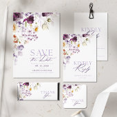 Elegante Bloemige Save the Date Kaart