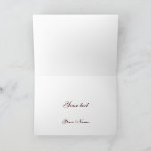 Elegante bloemige spiraal uitnodiging (Binnen)