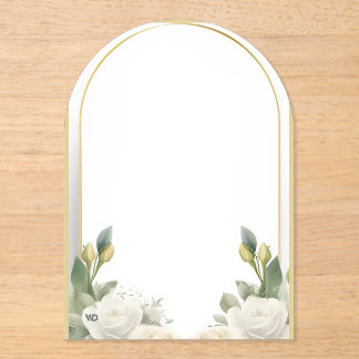 Elegante Bloemige Trouw Uitnodiging Sjabloon Moder