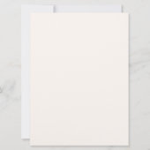 Elegante Bloemige Trouw Uitnodiging Template (Achterkant)