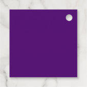 Elegante bloemige trouwdesign bedankjes labels (Achterkant)