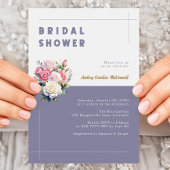 Elegante Bloemige Trouwfeest Uitnodiging Modern