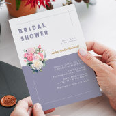 Elegante Bloemige Trouwfeest Uitnodiging Modern