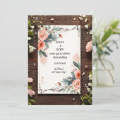 🌿 Elegante Bloemige Trouwontwerp 🌿 Kaart (Staand voorkant)
