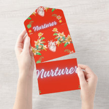Elegante bloemige trouwuitnodiging | Gepersonalise