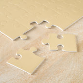 Elegante Bloemige Trouwuitnodiging Legpuzzel (Zijkant)
