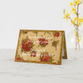 Elegante bloemige verjaardagskaart met de tekst Ha Kaart (Gele Bloem)