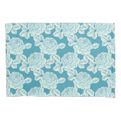 Elegante Bloemige Vintage Charme Kussensloop (Voorkant)