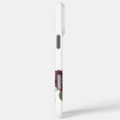Elegante Bloemige Waterverf Script Gepersonaliseer Case-Mate iPhone Case (Achterkant / Rechts)