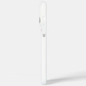 Elegante Bloemige Waterverf Script Gepersonaliseer Case-Mate iPhone Case (Achterkant / Links)