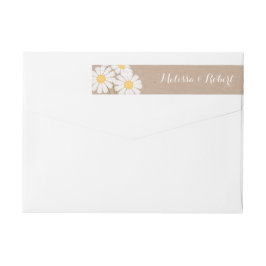 Elegante Bloemige Witte Madeliefjes Bruiloft