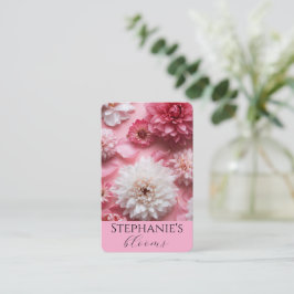 Elegante Bloemist Bloemschikster Visitekaartje