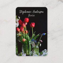 Elegante Bloemist Visitekaartje