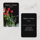 Elegante Bloemist Visitekaartje (Voorkant / Achterkant)