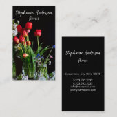 Elegante Bloemist Visitekaartje (Voorkant / Achterkant)