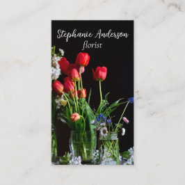 Elegante Bloemist Visitekaartje