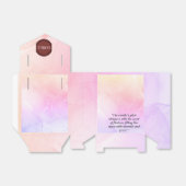 Elegante Bloemkaars Bedrijfskaart – FOREU Studio Bedankdoosjes (Uitgevouwen)