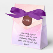 Elegante Bloemkaars Bedrijfskaart – FOREU Studio Bedankdoosjes (Voorkant Zijde)