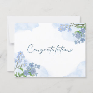 Elegante bloemkunst gefeliciteerd  briefkaart