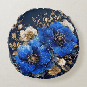 Elegante bloemkunst rond kussen