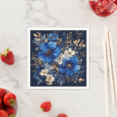 Elegante bloemkunst servet (Insitu)