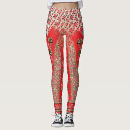 Elegante bloemleggings cadeau voor haar leggings