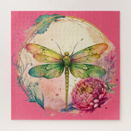 Elegante bloemlibel | Dragonfly Gift Legpuzzel
