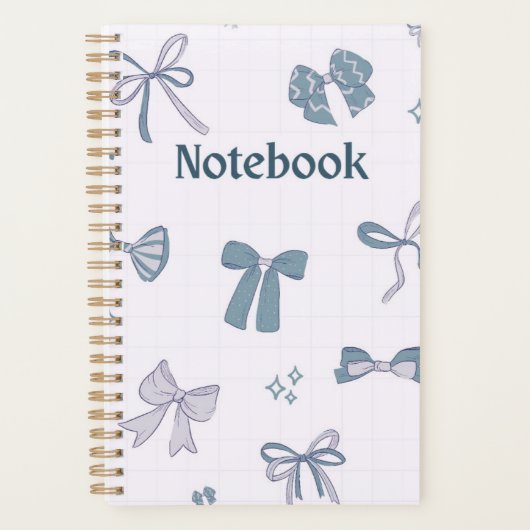 Elegante Bloemlijn Kunst Notebook | Minimalistisch Planner (Voorkant)