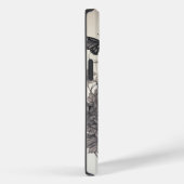 Elegante Bloemmonogram Hoesje-Mate iPhone Case-Mate iPhone Case (Achterkant / Rechts)