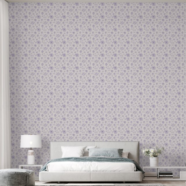 Elegante Bloemontwerpen voor uw Thuis  Behang (Slaapkamer)