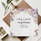 Elegante bloemontwerper Bewaar de datum Save The Date