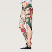 Elegante Bloemprint Leggings (Links)