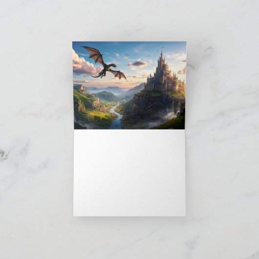 Elegante bloemrijke bedankkaart – Persoonlijke gro (Binnen)