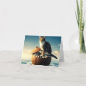 Elegante bloemrijke bedankkaart – Persoonlijke gro (Voorkant)