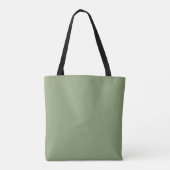 Elegante Bloemrijke Bordeaux Schrift Bruidsmeisje Tote Bag (Achterkant)
