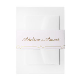 Elegante bloemrijke trouwuitnodiging uitnodigingen wikkel