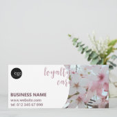 ELEGANTE BLOEMROZE BUSINESS LOGO 10 LOYALITEIT KAA (Staand voorkant)