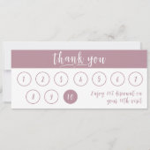 ELEGANTE BLOEMROZE BUSINESS LOGO 10 LOYALITEIT KAA (Achterkant)