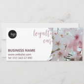 ELEGANTE BLOEMROZE BUSINESS LOGO 10 LOYALITEIT KAA (Voorkant)