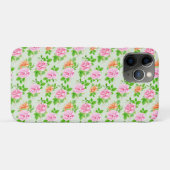 Elegante bloemrozen groene bladeren patroon-23675 Case-Mate iPhone case (Achterkant (horizontaal))
