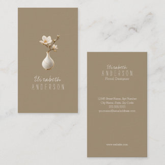 Elegante Bloemschikker Visitekaartje