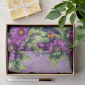 Elegante bloemschikking Pauw & Vlinders Decoupage Tissuepapier (Geschenk)